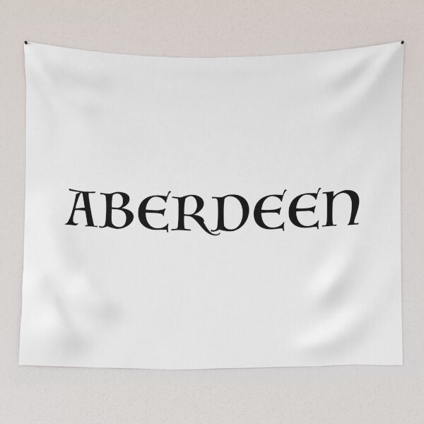 Item preview, Aberdeen old medieval style text (Black) designed and sold by STUDIO-72.