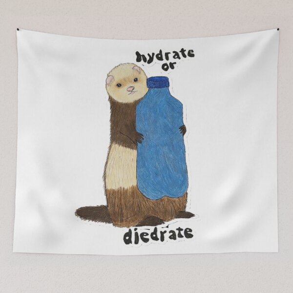 Item preview, hydration ferret  designed and sold by Pawprintzcustomart .