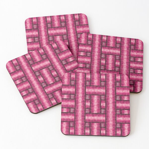 Item preview, Abstract pattern of pink fibers designed and sold by Cherevan.