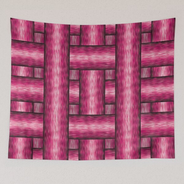 Item preview, Abstract pattern of pink fibers designed and sold by Cherevan.