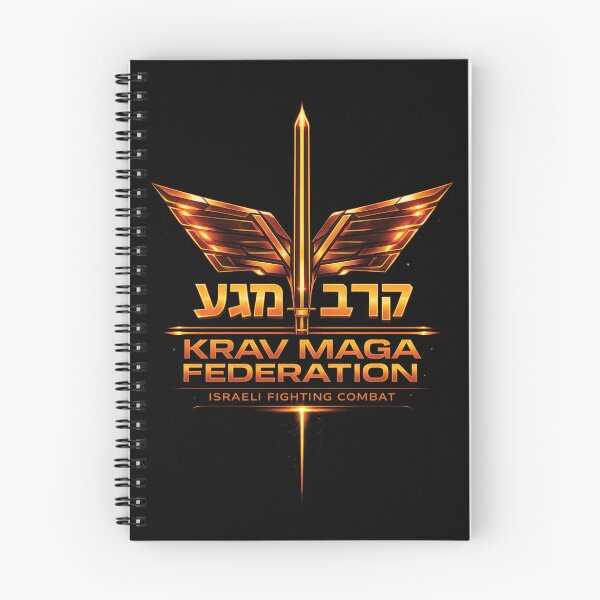 Item preview, Neon Orange Krav Maga Sword Logo – Futuristic Israeli Self Defense Martial Arts Design designed and sold by 486DesignCo.