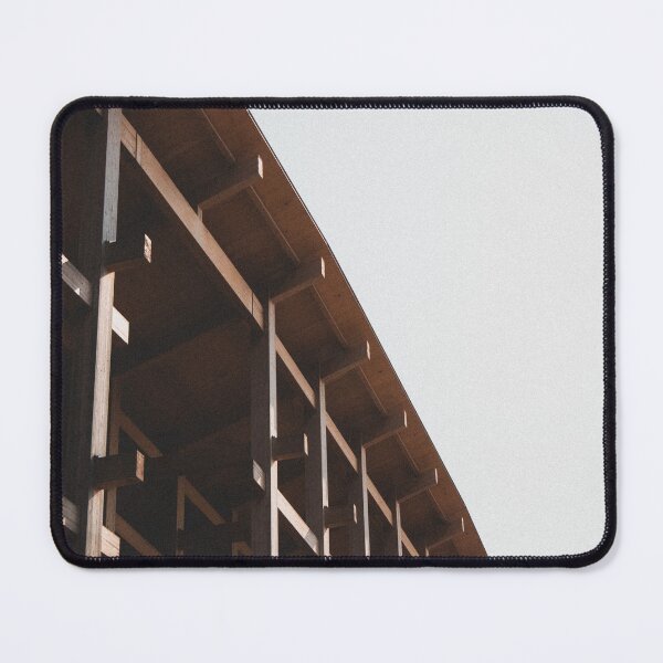 Item preview, Geometric wooden building facade looking upward designed and sold by mazatrazz.