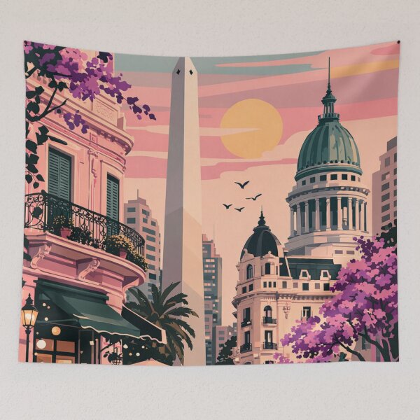 Item preview, Buenos Aires Travel Poster designed and sold by MatthewHeights.