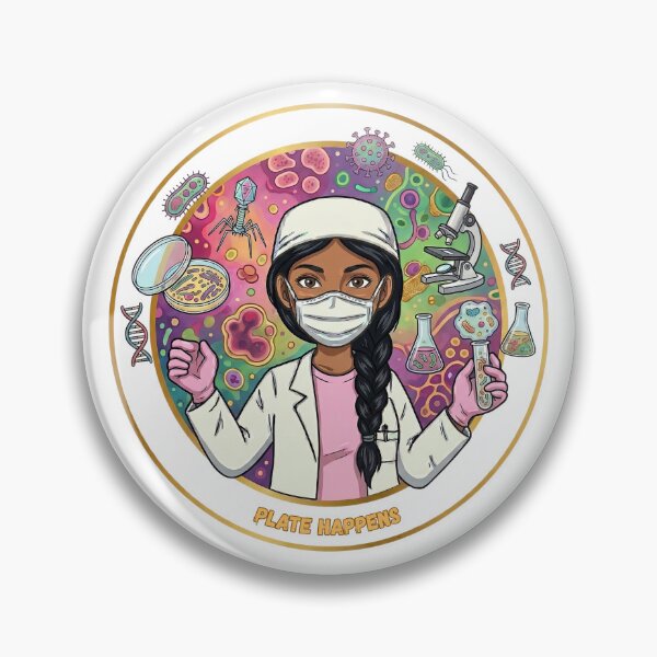 Item preview, Plate happens (microbiologist) designed and sold by Nurse Eve.