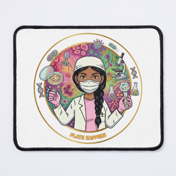 Item preview, Plate happens (microbiologist) designed and sold by Nurse Eve.