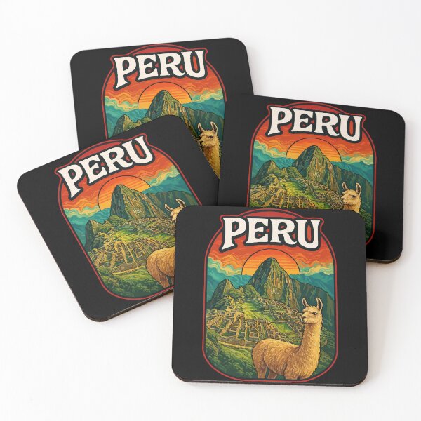 Item preview, Peru Llama Trippy Art Travel designed and sold by TomFrontierArt.