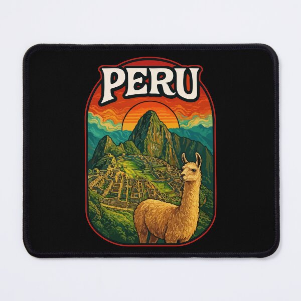 Item preview, Peru Llama Trippy Art Travel designed and sold by TomFrontierArt.