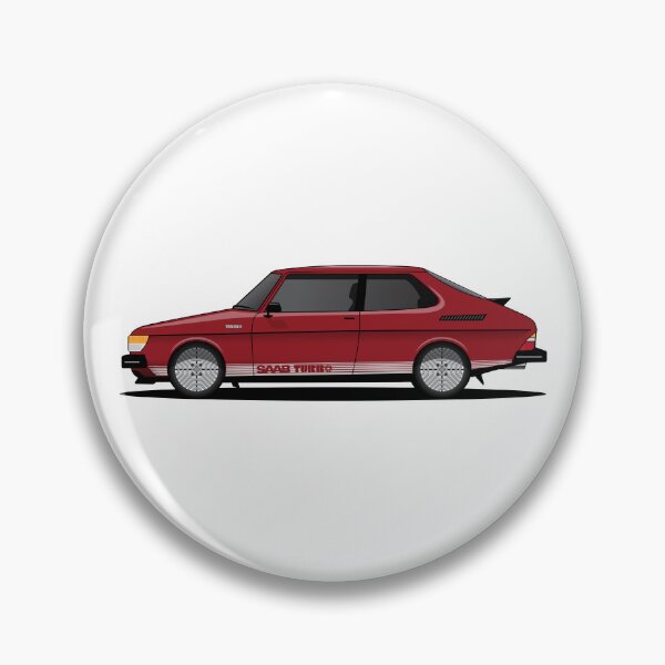 Item preview, Saab 99 TURBO Illustration Burgundy designed and sold by blackdogshop.