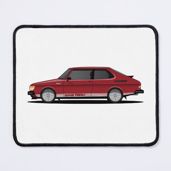 Item preview, Saab 99 TURBO Illustration Burgundy designed and sold by blackdogshop.