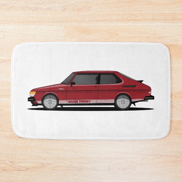 Item preview, Saab 99 TURBO Illustration Burgundy designed and sold by blackdogshop.