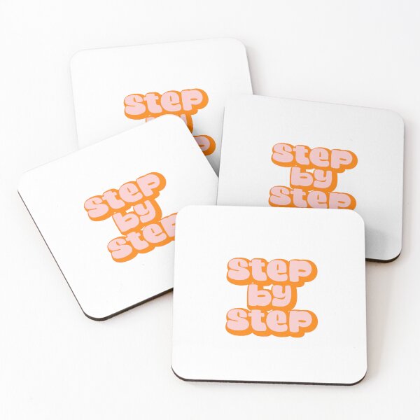 Item preview, STEP BY STEP | ORANGE + PINK designed and sold by thehappyintrovert .