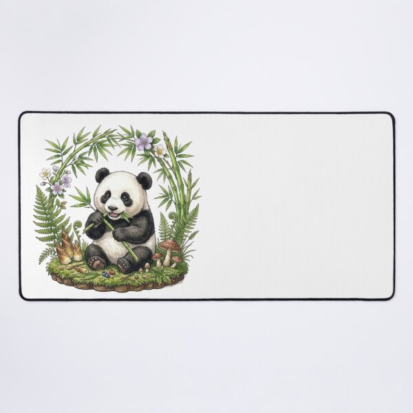 Item preview, Baby Giant Panda and his Sacred Bamboo Feast designed and sold by CHRIST5000.