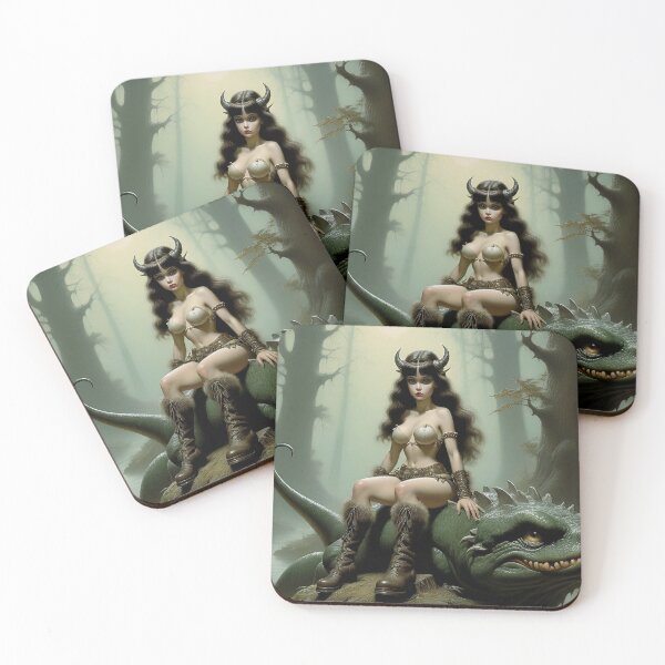 Item preview, Swamp Queen & Her Dragon Toad designed and sold by graficsfx.