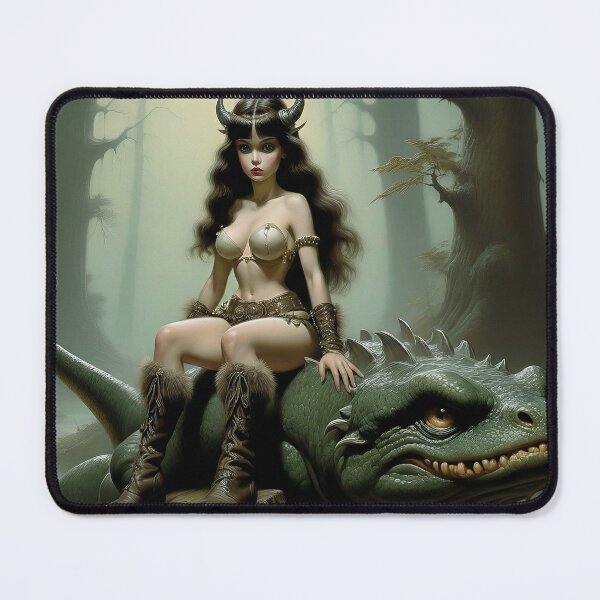 Item preview, Swamp Queen & Her Dragon Toad designed and sold by graficsfx.