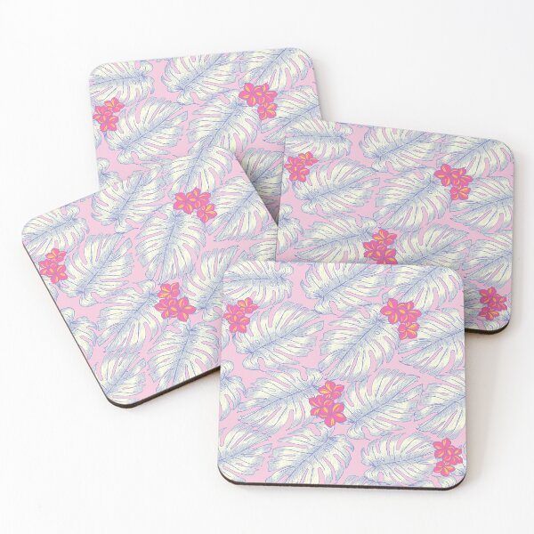 Item preview, pastel floral leaves pattern design designed and sold by Nata-pattern.