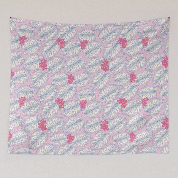 Item preview, pastel floral leaves pattern design designed and sold by Nata-pattern.