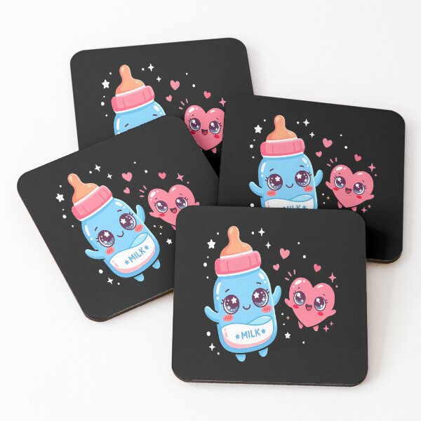 Item preview, NICU Nurse Cute Kawaii Baby Bottle and Heart  designed and sold by sky11PP.