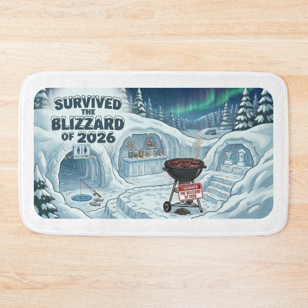 Item preview, Blizzard of 2026 Humorous Ice Cave Survival designed and sold by bigbalddon.