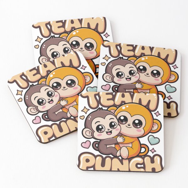 Item preview, Kawaii Golden Monkey Hugging Brown Baby White Sticker Bubble Letter Tee | Cute Monkey Shirt designed and sold by DarylWelsh2024.