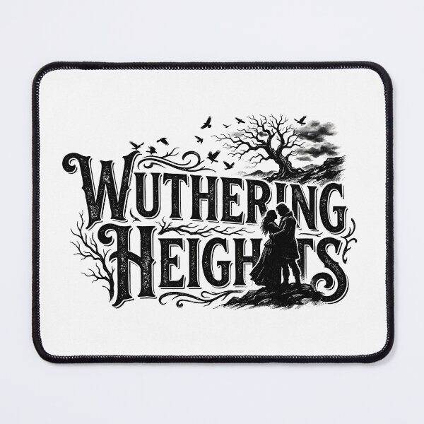 Item preview, Wuthering Heights Dark Academia Emily Bronte Silhouette designed and sold by Fenay Designs.