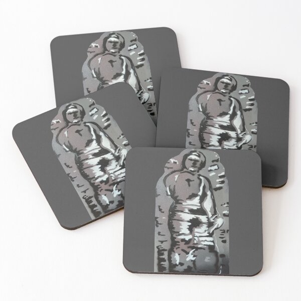 Item preview, Airbrush design of the "Stone Man" from Augsburg designed and sold by marysfarbklecks.