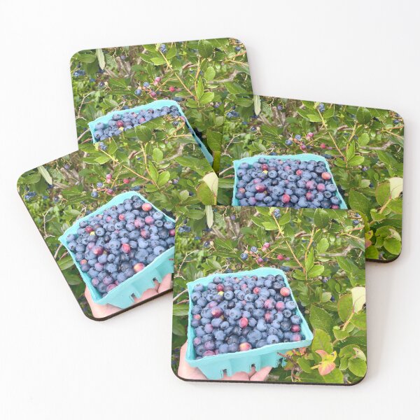 Item preview, Fresh Blueberries Harvest | Cottagecore Berry Picking Nature Photo designed and sold by RootedArts.