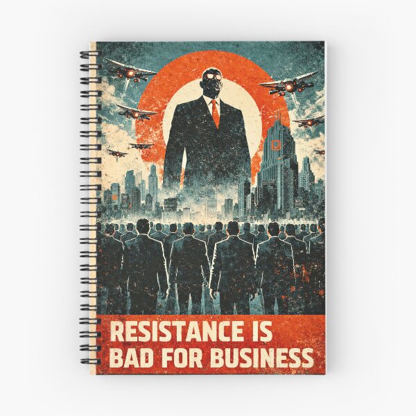Item preview, Resistance Is Bad for Business designed and sold by PlanetBPop.