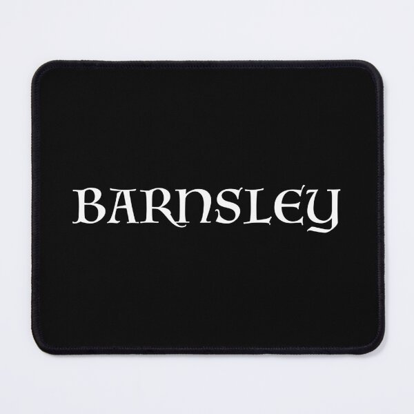 Item preview, Barnsley old medieval style text (White) designed and sold by STUDIO-72.
