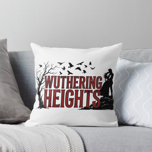 Artikelvorschau, Wuthering Heights Emily Bronte Dark Silhouette Klassische Literatur entworfen und verkauft von Fenay Designs.