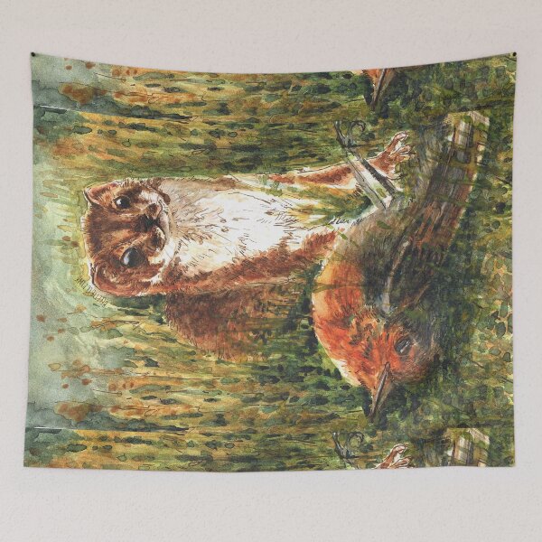 Item preview, Very little weasel Mustela nivalis designed and sold by belettelepink.
