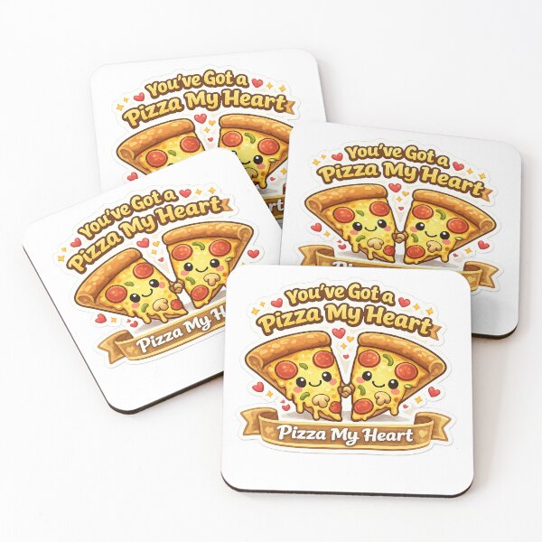 Item preview, You have Got a Pizza My Heart – Cute Pizza Couple Sticker designed and sold by Trigart-art.