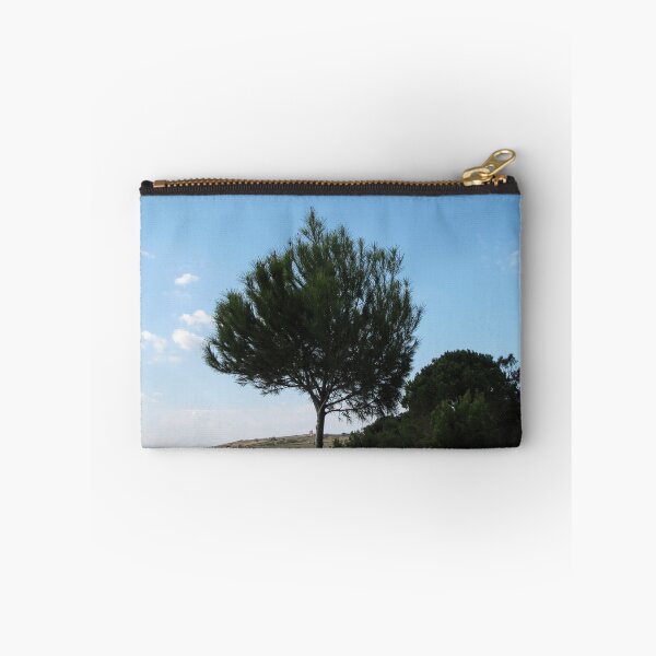 Item preview, Solitary Pine Tree On Rolling Hill With Clear Blue Sky And Countryside View designed and sold by Nmallia.