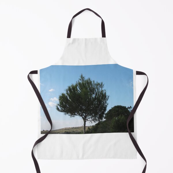 Item preview, Solitary Pine Tree On Rolling Hill With Clear Blue Sky And Countryside View designed and sold by Nmallia.
