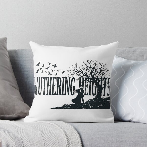 Artikelvorschau, Wuthering Heights Emily Bronte Gotische Baumsilhouette entworfen und verkauft von Fenay Designs.
