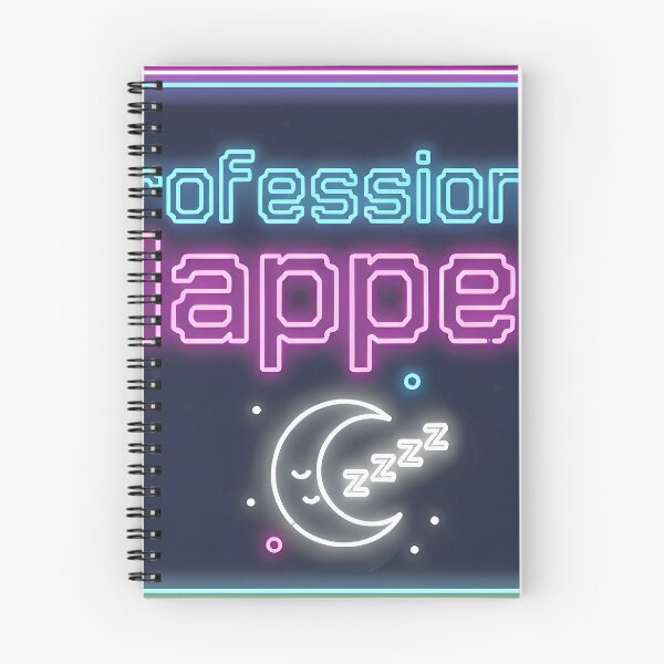Item preview, Professional Napper Neon Style Funny Quote designed and sold by NovaArtCollect.