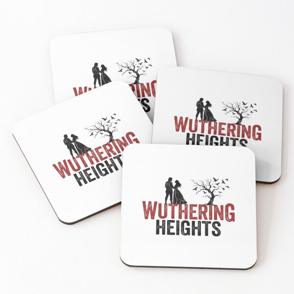 Item preview, Wuthering Heights Red Black Typography Emily Bronte Romance designed and sold by Fenay Designs.