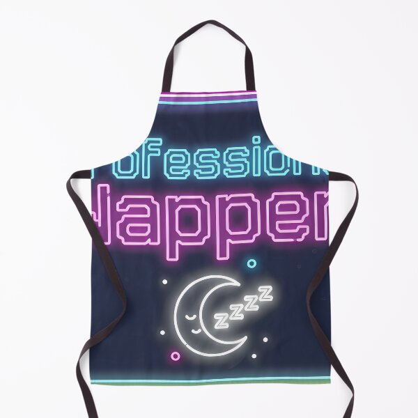 Item preview, Professional Napper Neon Style Funny Quote designed and sold by NovaArtCollect.