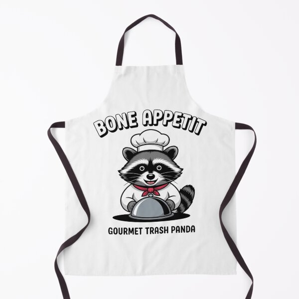 Item preview, Funny Raccoon Chef Bone Appetit Gourmet Trash Panda Meme Art designed and sold by Mr-wow.