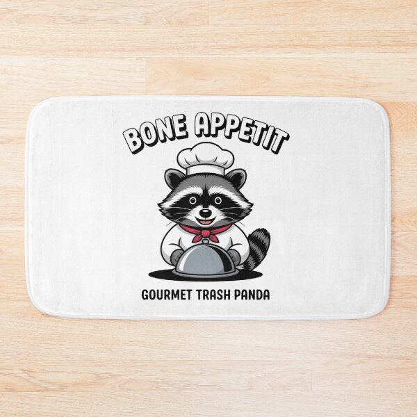 Item preview, Funny Raccoon Chef Bone Appetit Gourmet Trash Panda Meme Art designed and sold by Mr-wow.