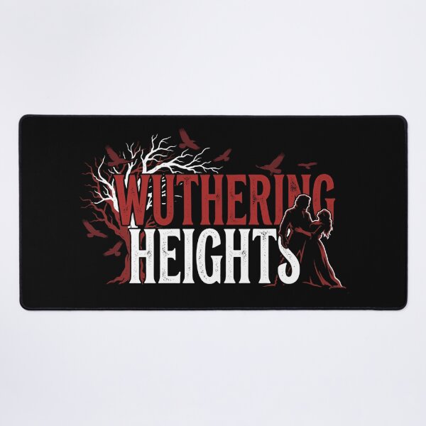 Item preview, Wuthering Heights Emily Bronte Red Tree Gothic Silhouette designed and sold by Fenay Designs.