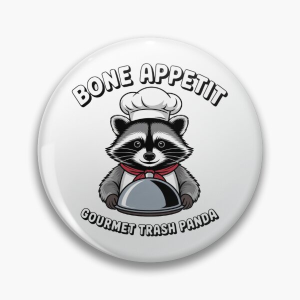 Item preview, Cute Trash Panda Cooking - Sarcastic Chef Hat Raccoon Sticker designed and sold by Mr-wow.