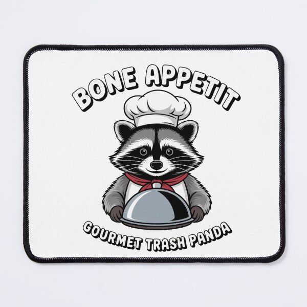 Item preview, Cute Trash Panda Cooking - Sarcastic Chef Hat Raccoon Sticker designed and sold by Mr-wow.