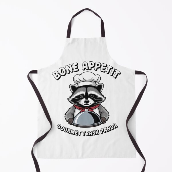 Item preview, Cute Trash Panda Cooking - Sarcastic Chef Hat Raccoon Sticker designed and sold by Mr-wow.