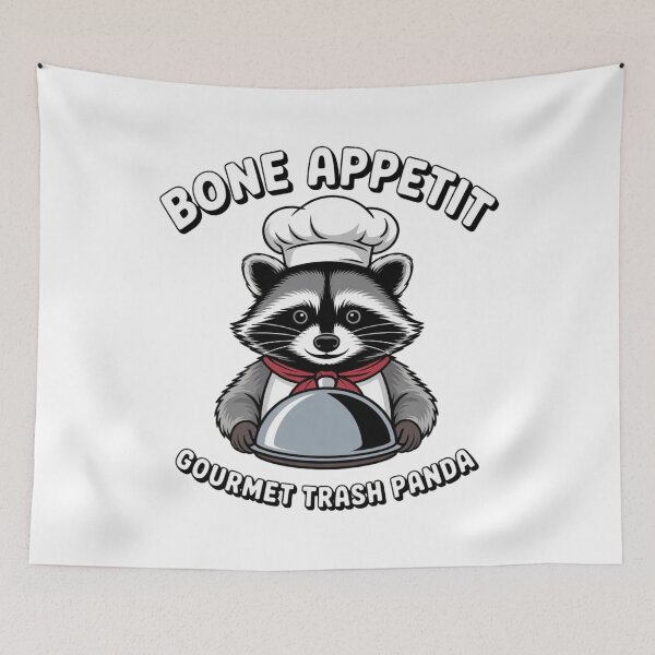 Item preview, Cute Trash Panda Cooking - Sarcastic Chef Hat Raccoon Sticker designed and sold by Mr-wow.