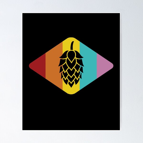 Item preview, Retro Hops designed and sold by designeclipse.