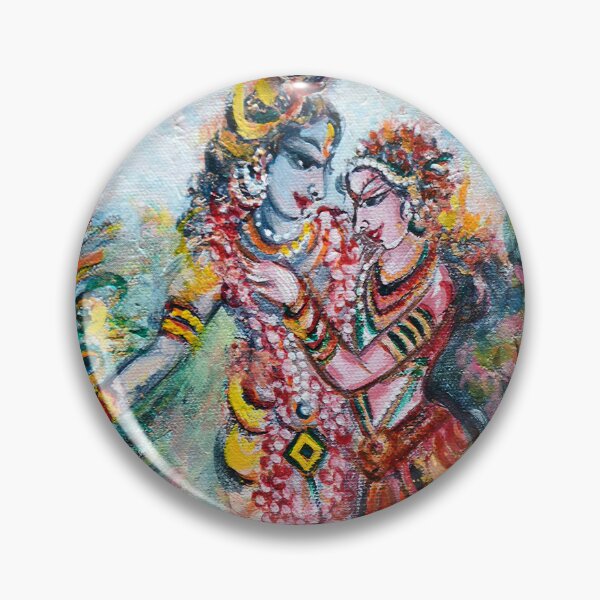Item preview, Radha and Krishna Dancing Joyfully designed and sold by Harsh  Malik.
