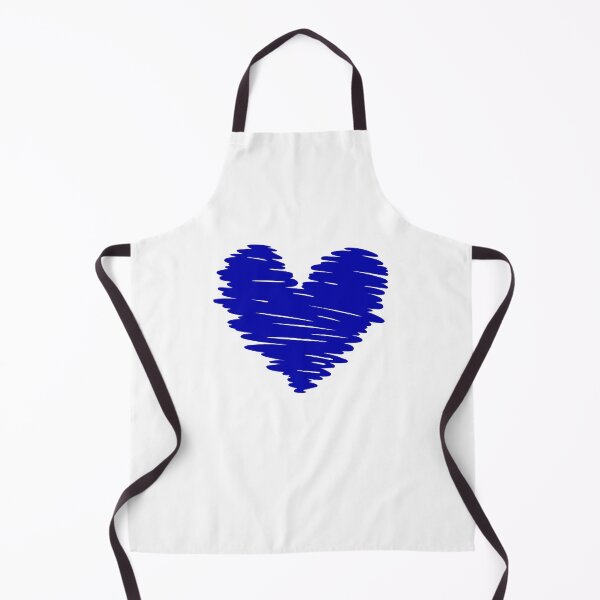 Item preview, Blue pen Heart doodle designed and sold by RedStormCloud.