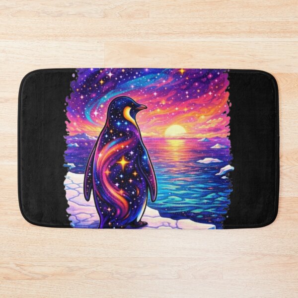 Item preview, Cosmic Penguin in the Arctic designed and sold by SOMANA7.