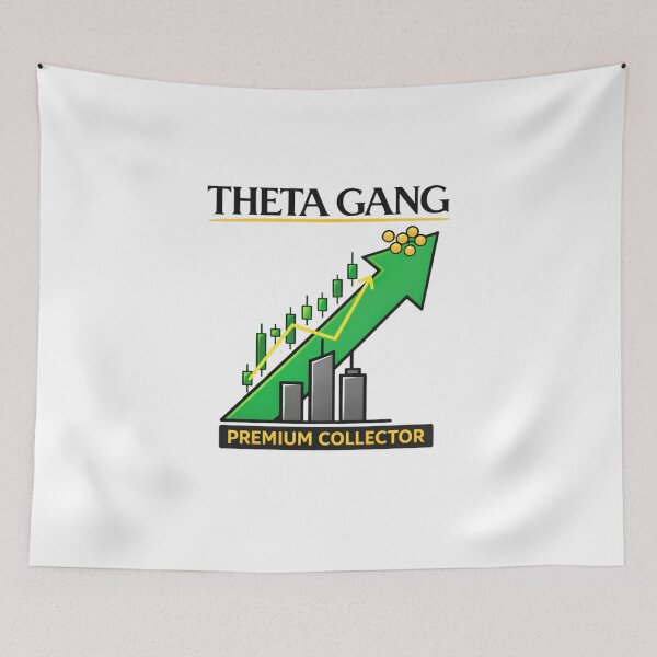 Item preview, Theta Gang Premium Collector | Options Trading Shirt | Time Decay Trader designed and sold by VolatilityEdge.