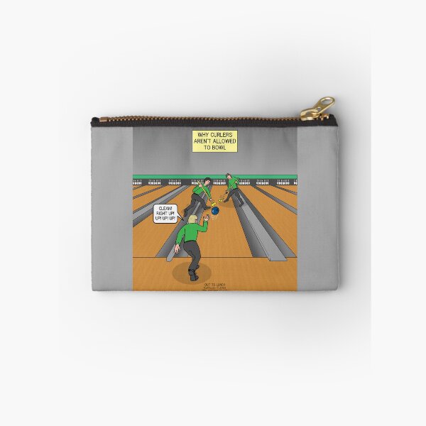 Item preview, Why curlers aren't allowed to bowl! designed and sold by Out to Lunch Cartoons and More.